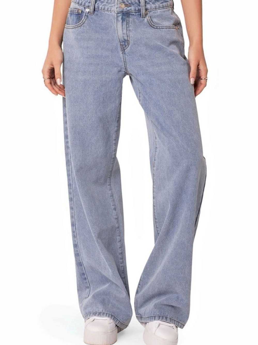 Edikted Low Rise Baggy Jeans